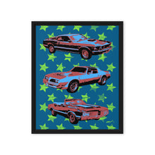 American Muscle Pop - Framed canvas