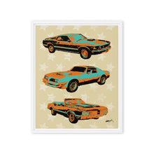 American Muscle Peachy Keen - Framed canvas